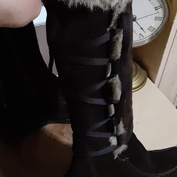 FRIZZANTE brown suede leather boots size 9 - Picture 4 of 10